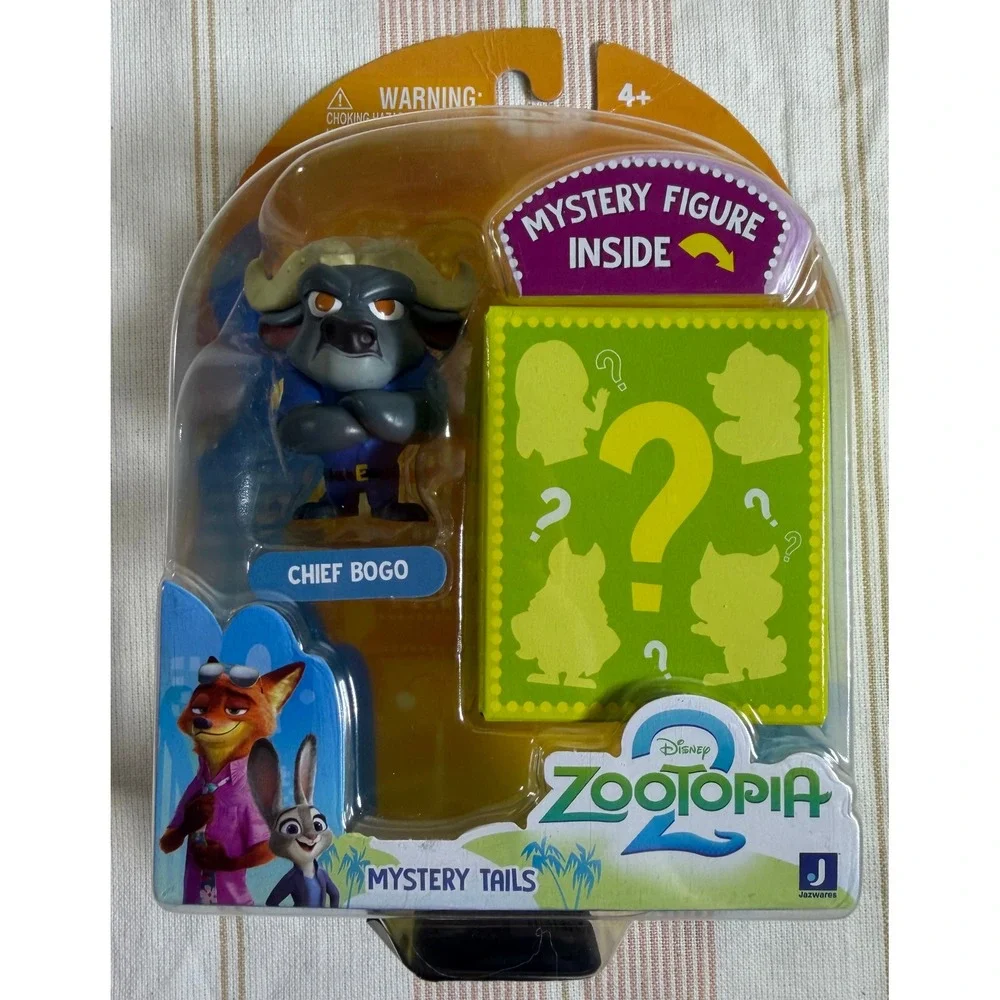 Disney Zootopia 2 Mystery Tails Chief Bogo & Mystery Figure 2-Pack Jazwares NEW
